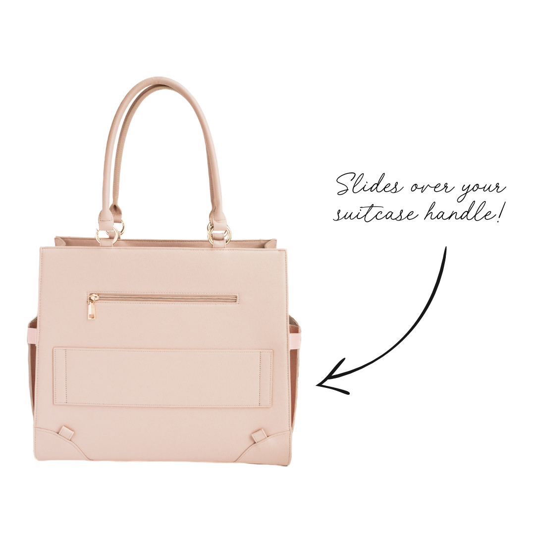 Everly Tote (Bamboo Leather) — Blush