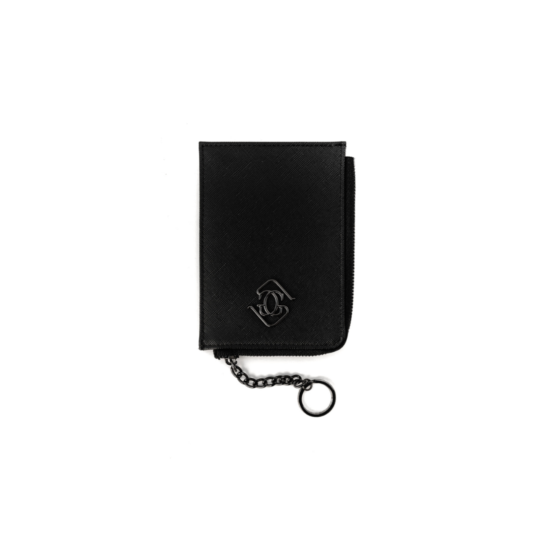 Keychain Wallet — Black/Black