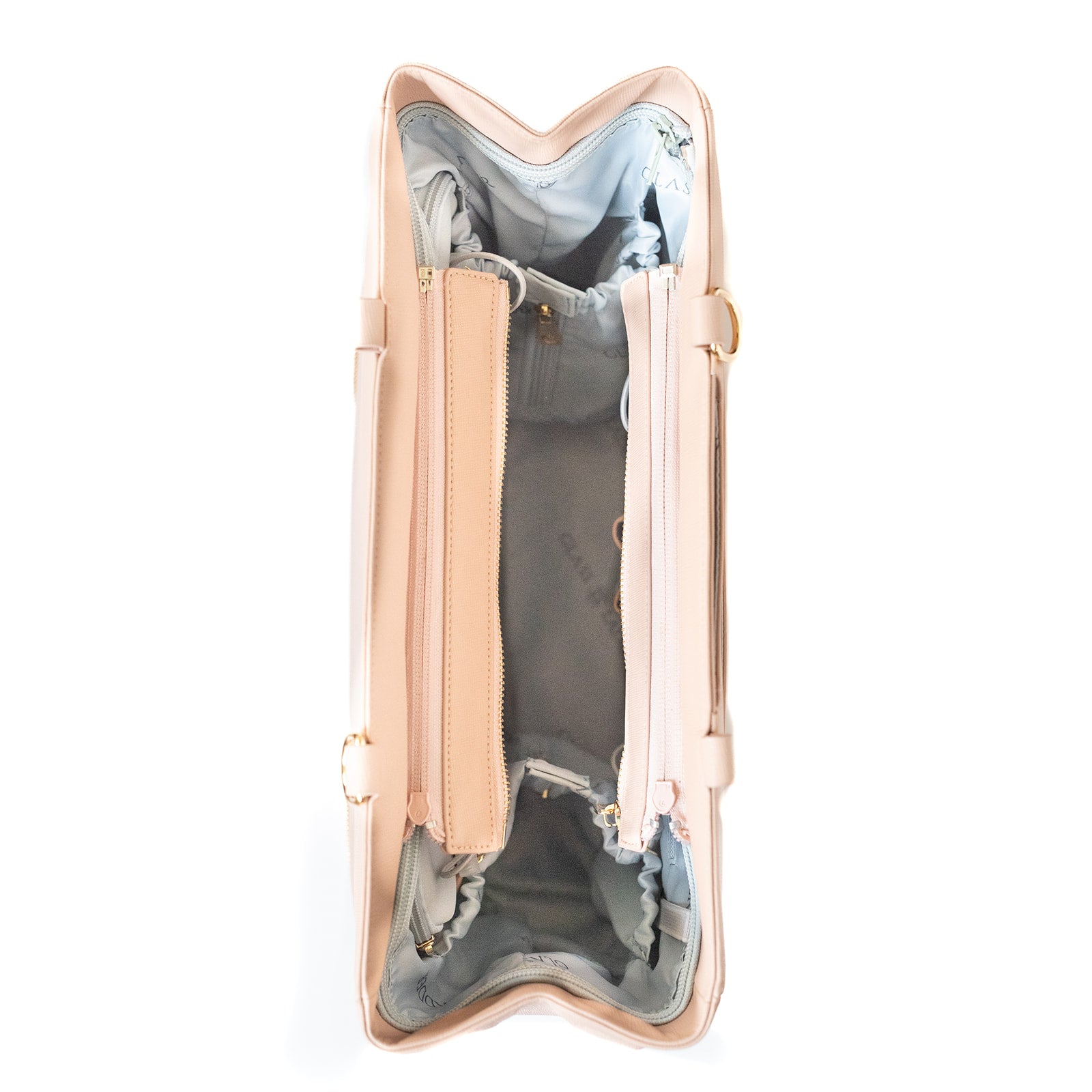 Michelle Renee Tote — Blush (Microfiber Leather) Ships Mid-August