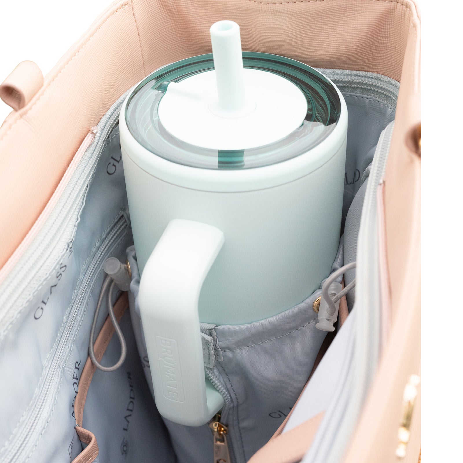 Michelle Renee Tote — Blush (Microfiber Leather) Ships Mid-August