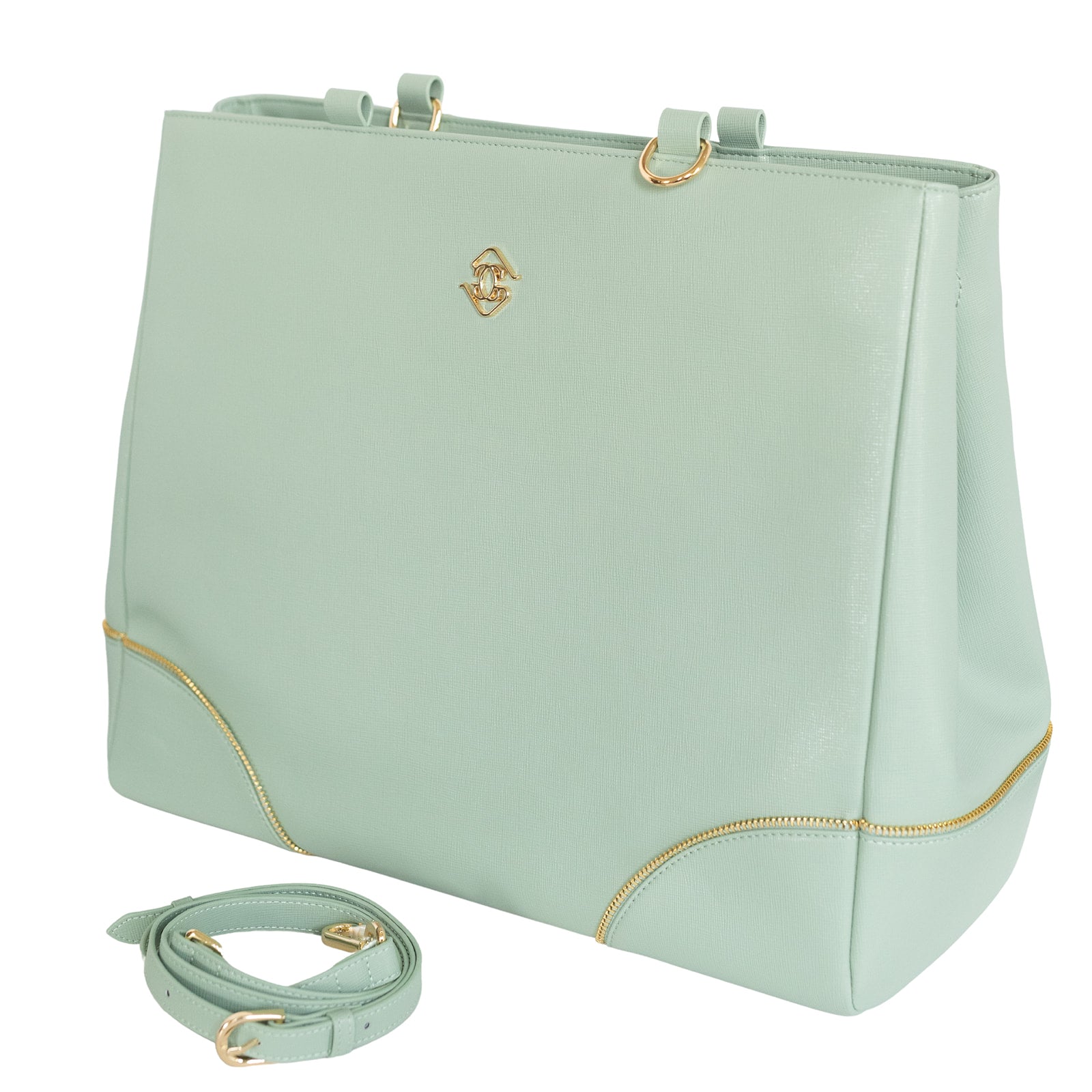 Michelle Renee Tote — Moss (Microfiber Leather) Ships Mid-August