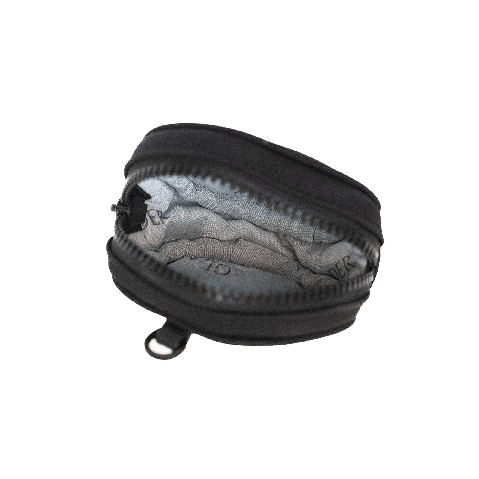 Circle Zip Pouch — Black (Pre-Order: Ships Mid May)