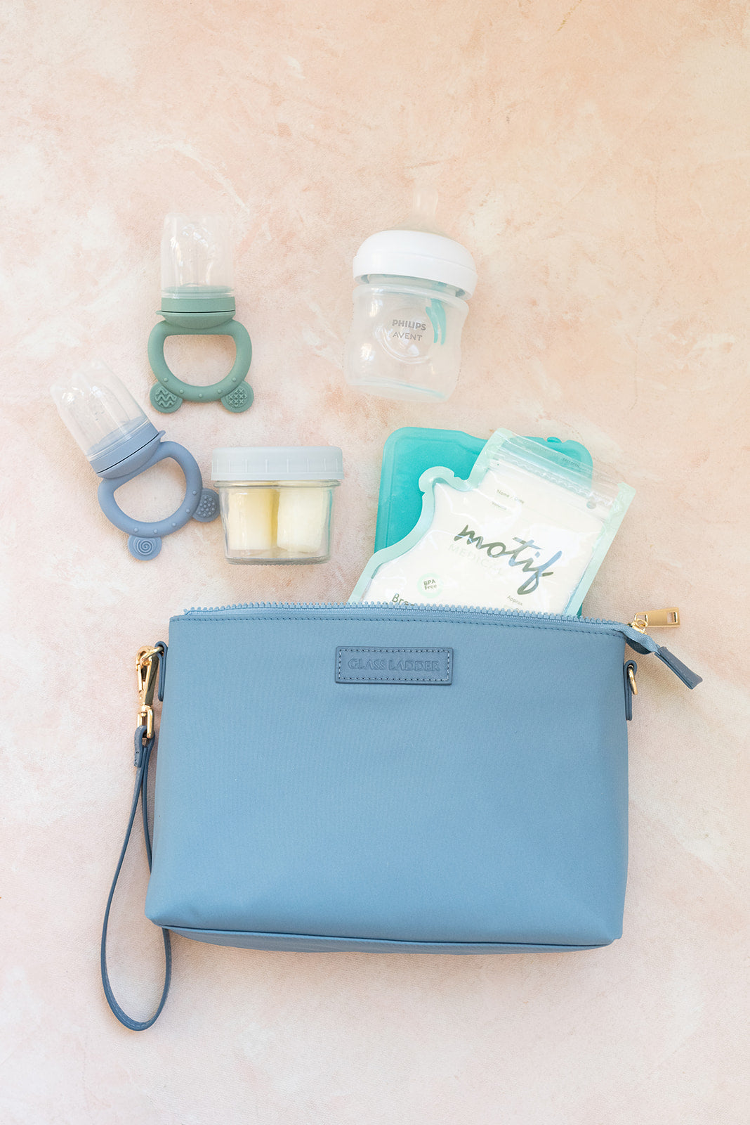 Snack Pouch — Dusty Blue (Pre-Order: Ships Mid May)