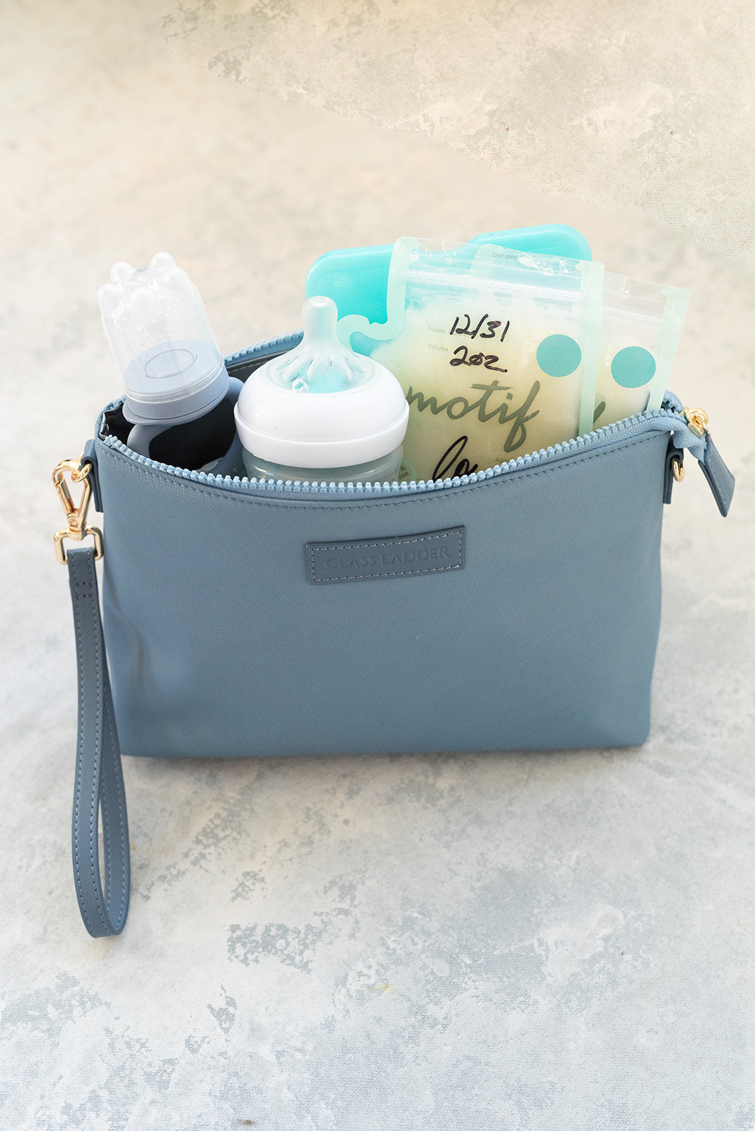 Snack Pouch — Dusty Blue (Pre-Order: Ships Mid May)