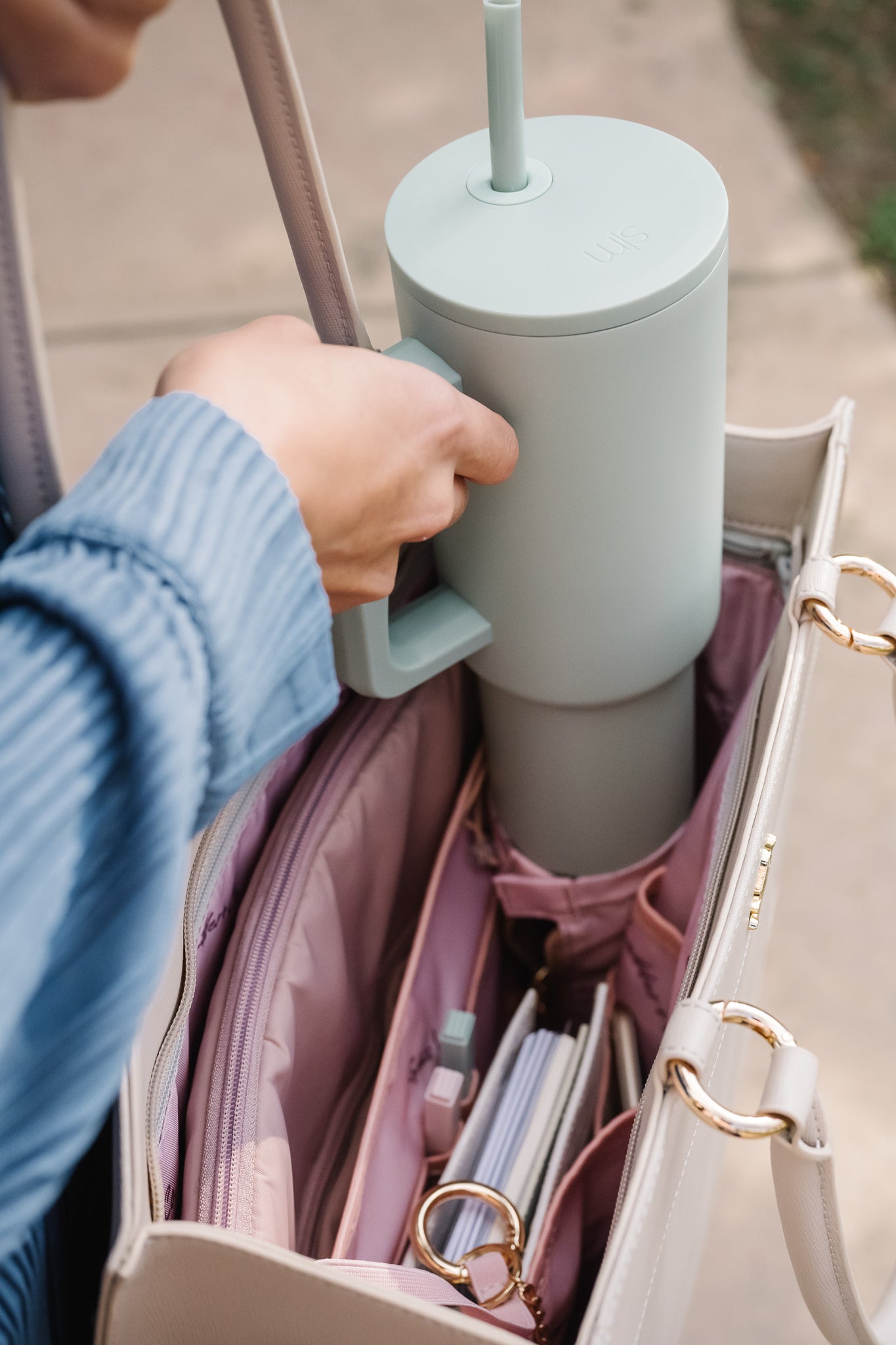 Everly Tote Daily Liner 2.0 — Rosé