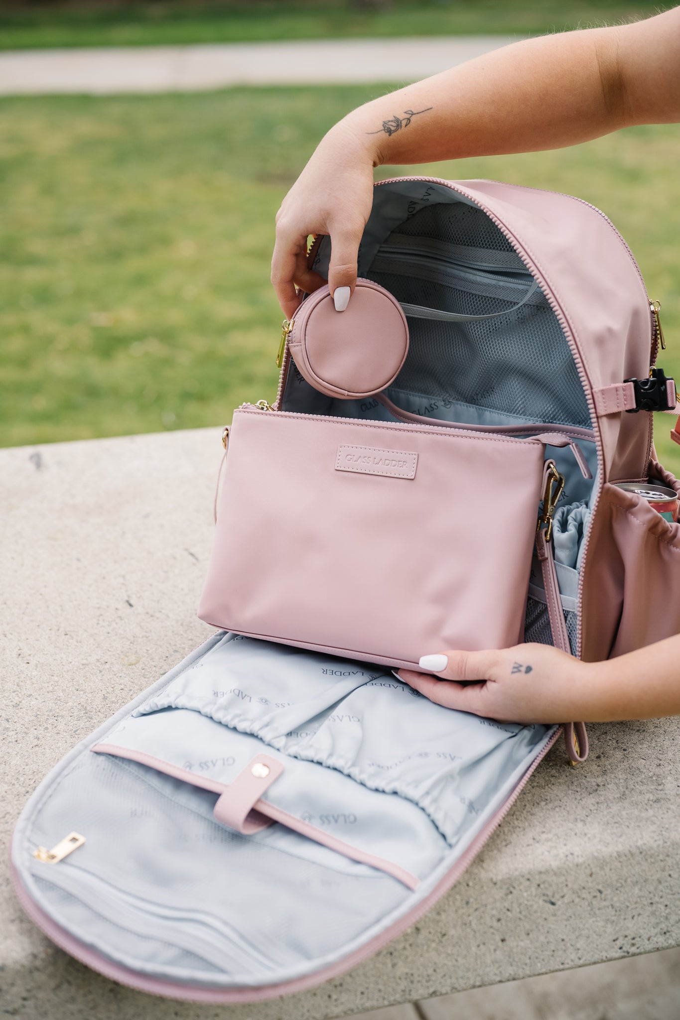 Amanda Backpack Bundle — Pink Mimosa (Pre-Order: Ships Mid May)