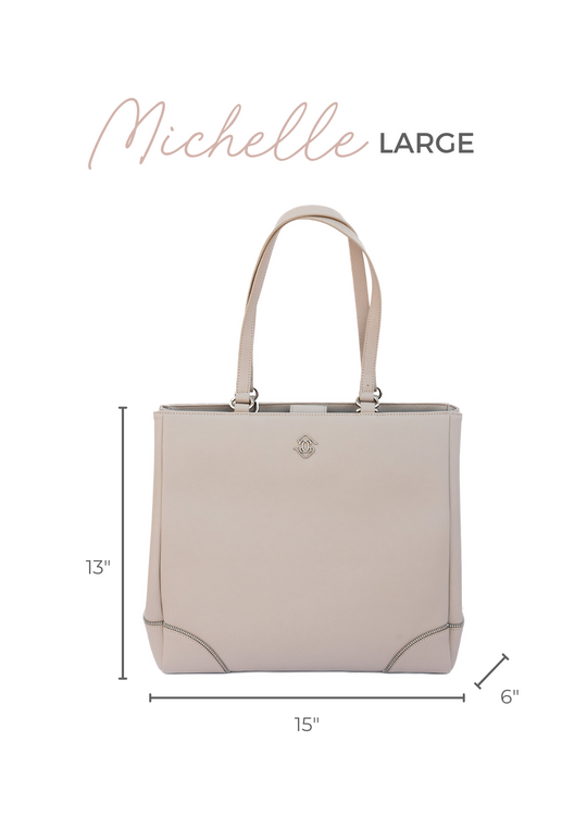 Michelle Tote Bag — Oat