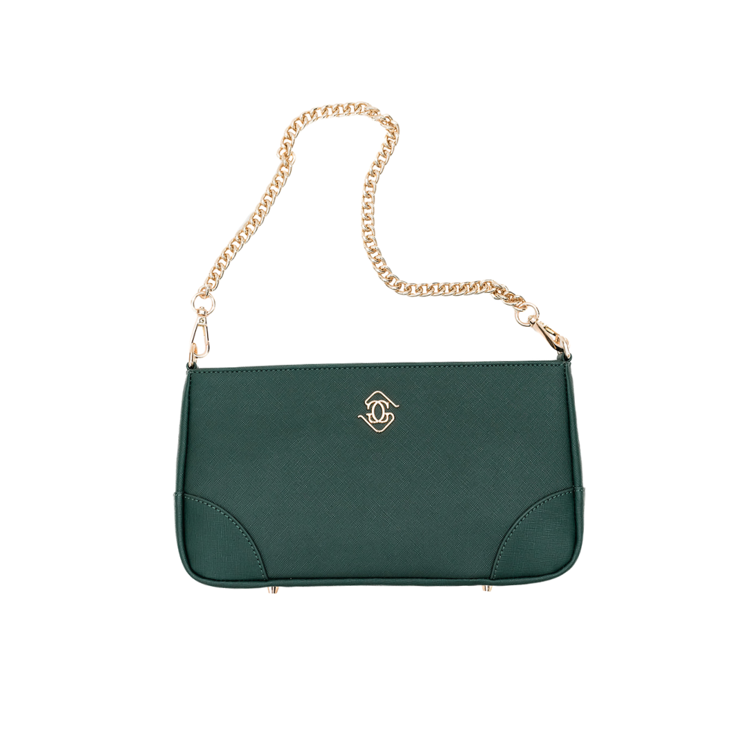 Vera Shoulder Bag — Emerald