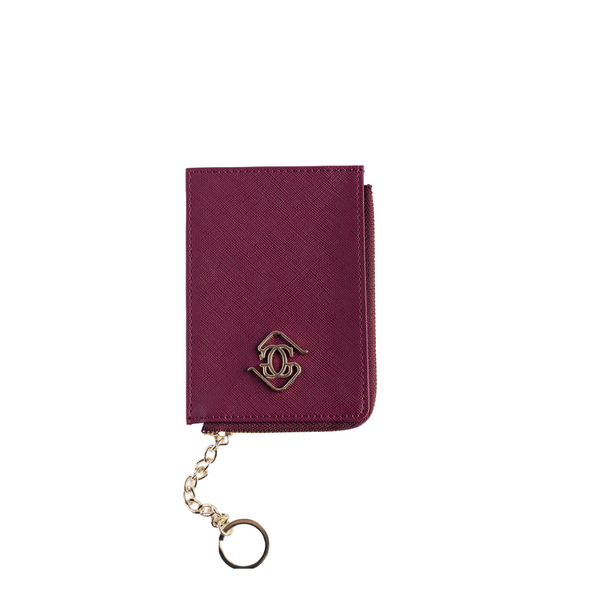 Glass Ladder & Co. Keychain Zip Wallet, Women's, Size: One size, Red