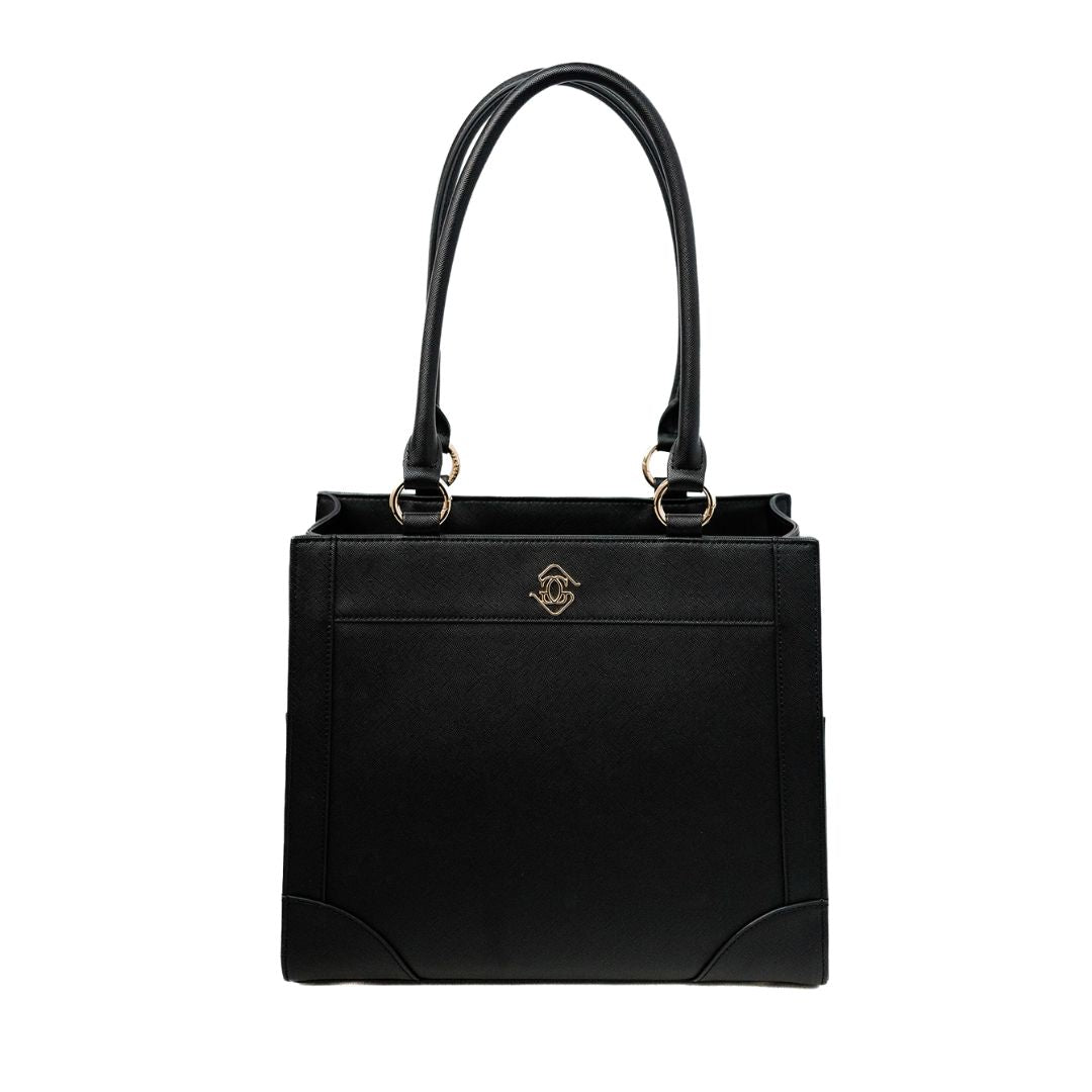 Everly Tote — Black/Gold