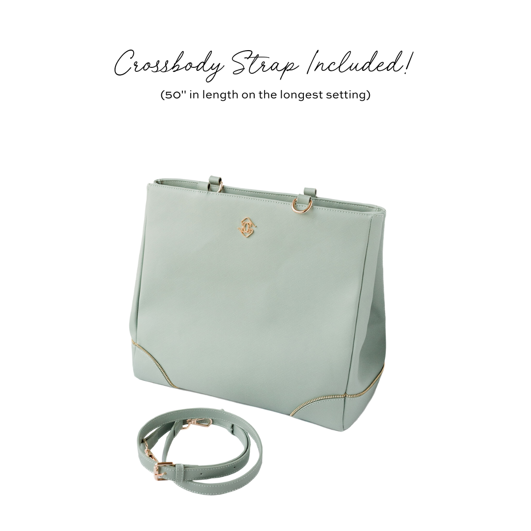 Michelle Tote Bag — Moss