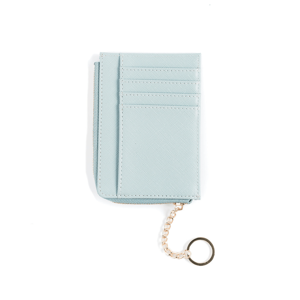 Keychain Zip Wallet — Catalina/Gold